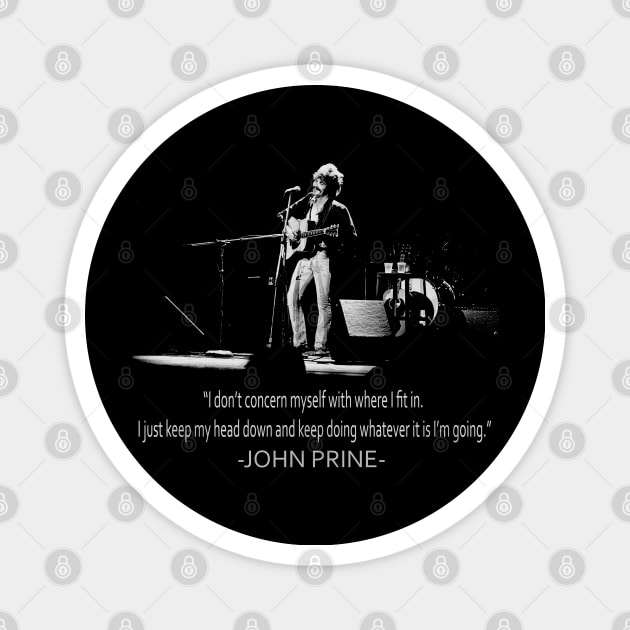 john prine concert Magnet by Vigilantfur